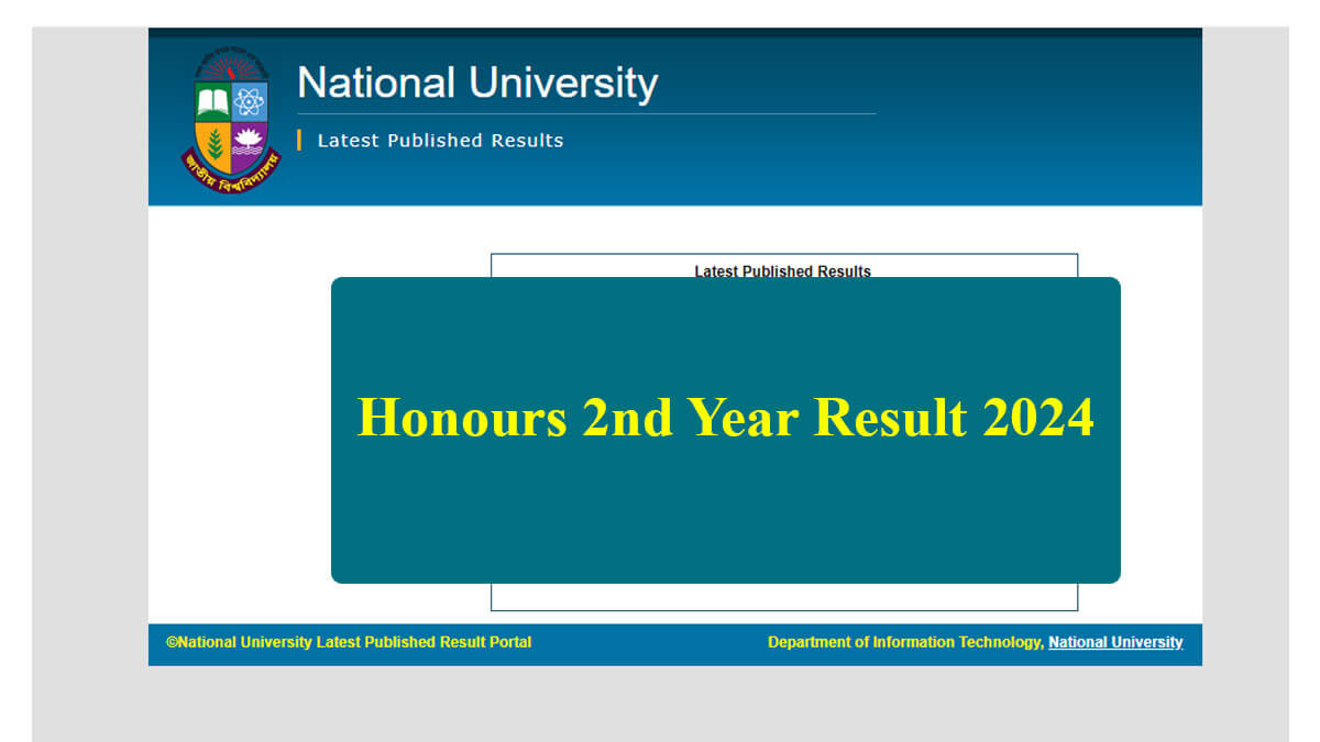 Honours 2nd Year Result 2024