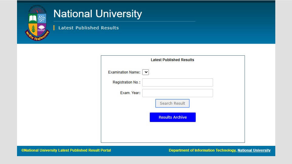 NU Honours Result 2024